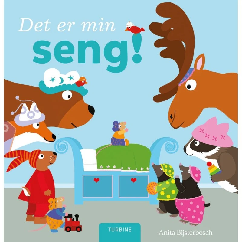 Det er min seng! - Billedbog med flapper til børn fra 2 år