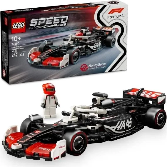 LEGO Speed Champions 77250 MoneyGram Haas VF-24 F1-racerbil