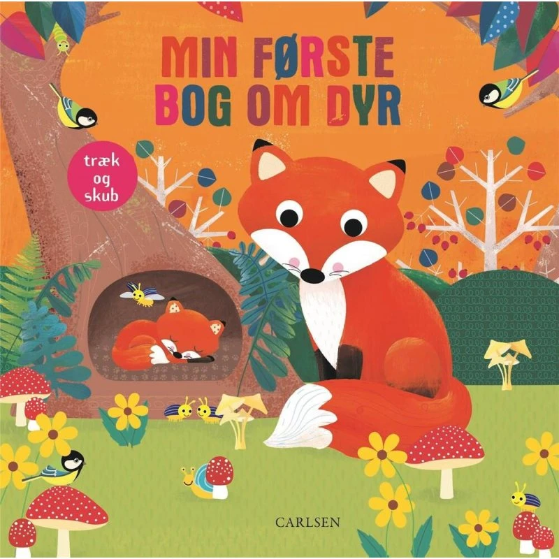 Min første bog om dyr - træk og skub