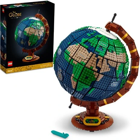 LEGO 21332 The Globe – roterende displayklode