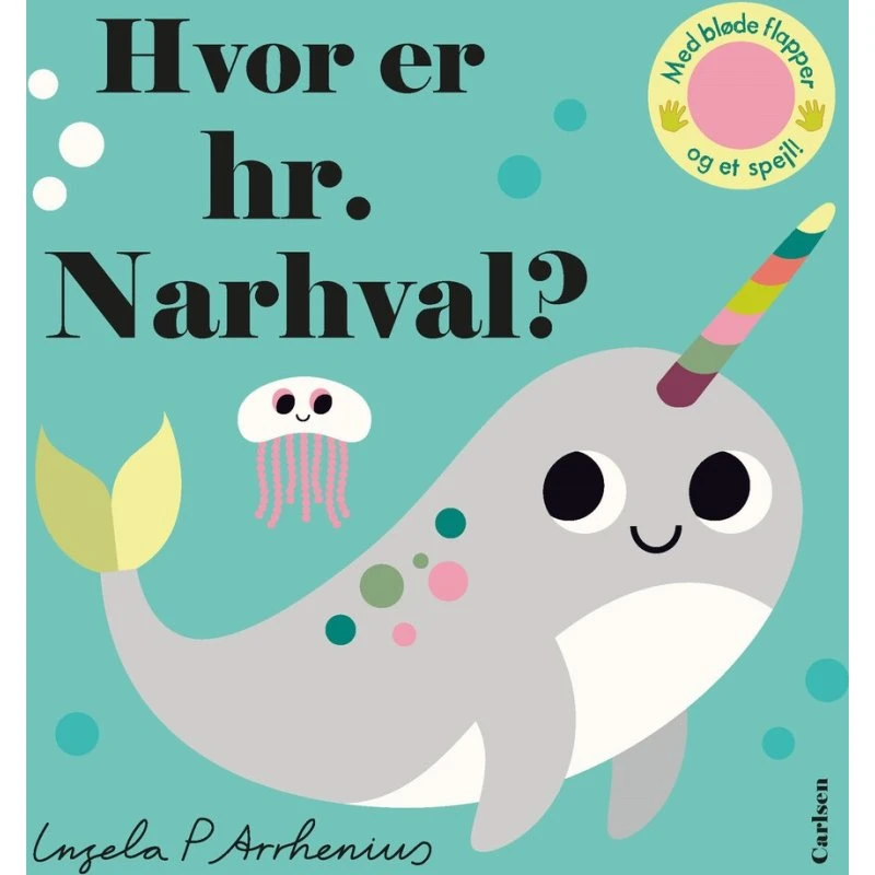 Hvor er hr. Narhval? – Interaktiv titte-bøh-bog med filtflapper