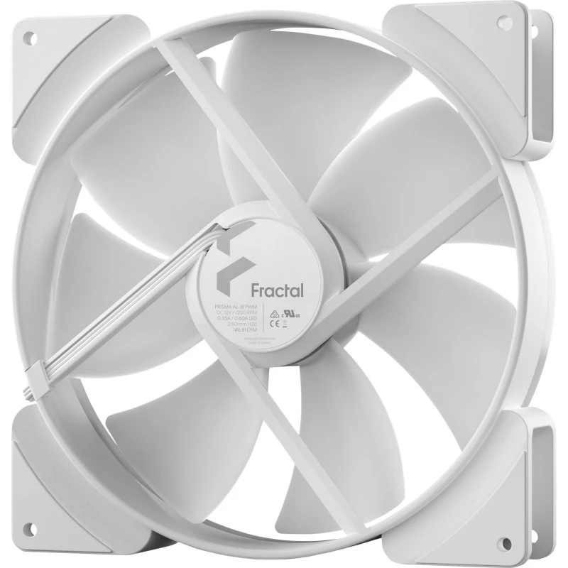 Fractal Design Prisma AL-18 Fan 180 mm - Hvid