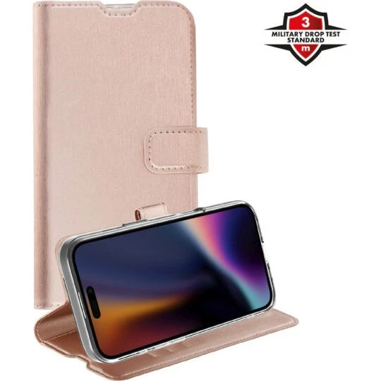 X2O Classic Wallet til Apple iPhone 17 - Rose Gold