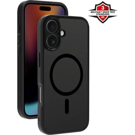 X2O Mag Frosted Cover til Apple iPhone 17 - Sort
