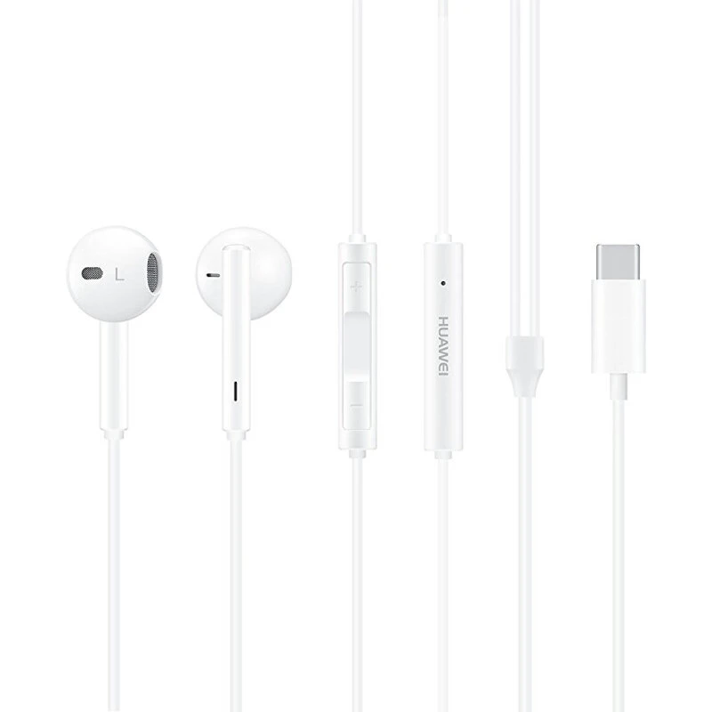 Huawei CM33 USB-C håndfri hovedtelefoner, hvid