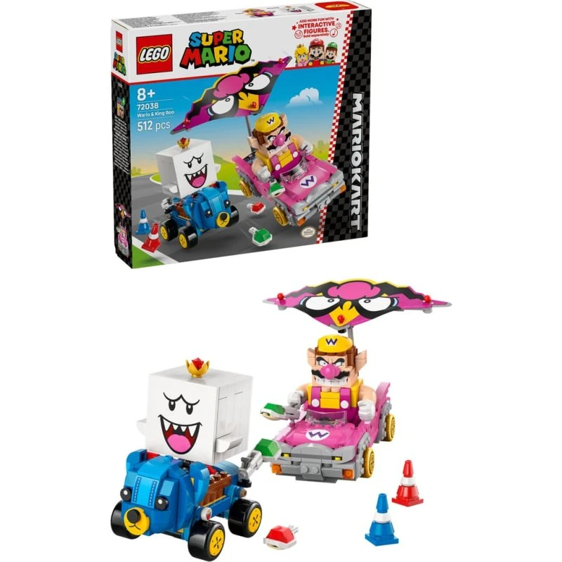 LEGO Super Mario 72038 Mario Kart – Wario & King Boo