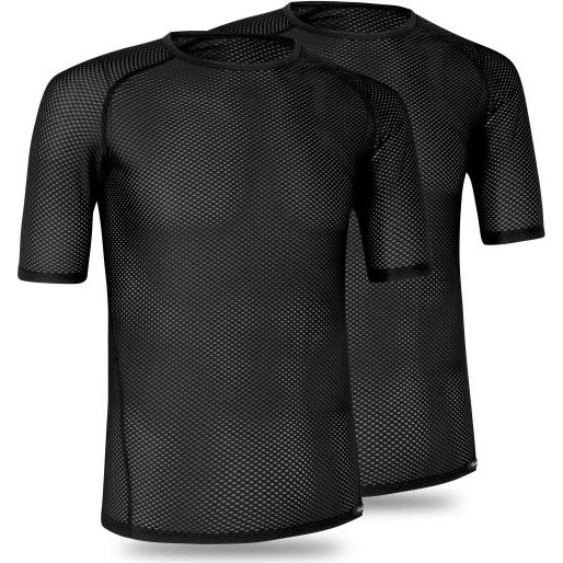 GripGrab Ultralet Mesh Baselayer 2-pak - Sort