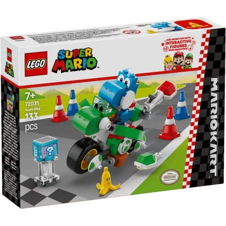 LEGO Super Mario 72031 Mario Kart – Yoshi Bike (Lyseblå Yoshi)
