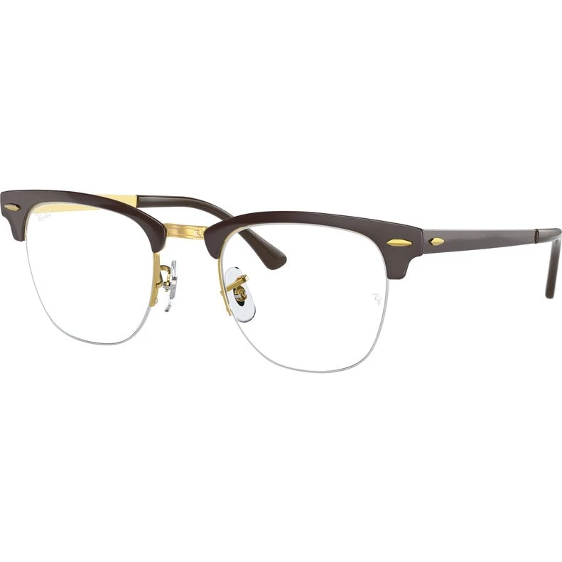 Ray-Ban RX3716VM Clubmaster Metal 3116, brun 50