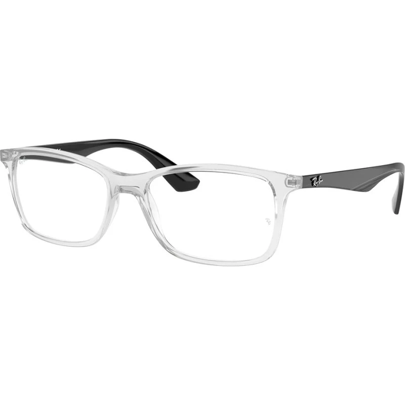 Ray-Ban RX7047 5943 rektangulært gennemsigtigt 56