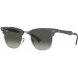 Ray‑Ban RB3507 Clubmaster Aluminum 924871, blå stel/grå linser