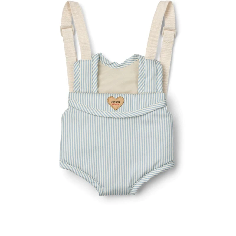Liewood Eleanor dukke bæresele - Beach blue/creme de la creme