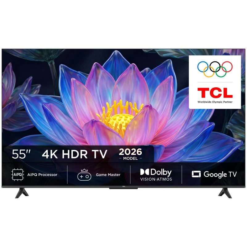 TCL 55P6L 55" 4K Ultra HD Smart TV QLED Sort