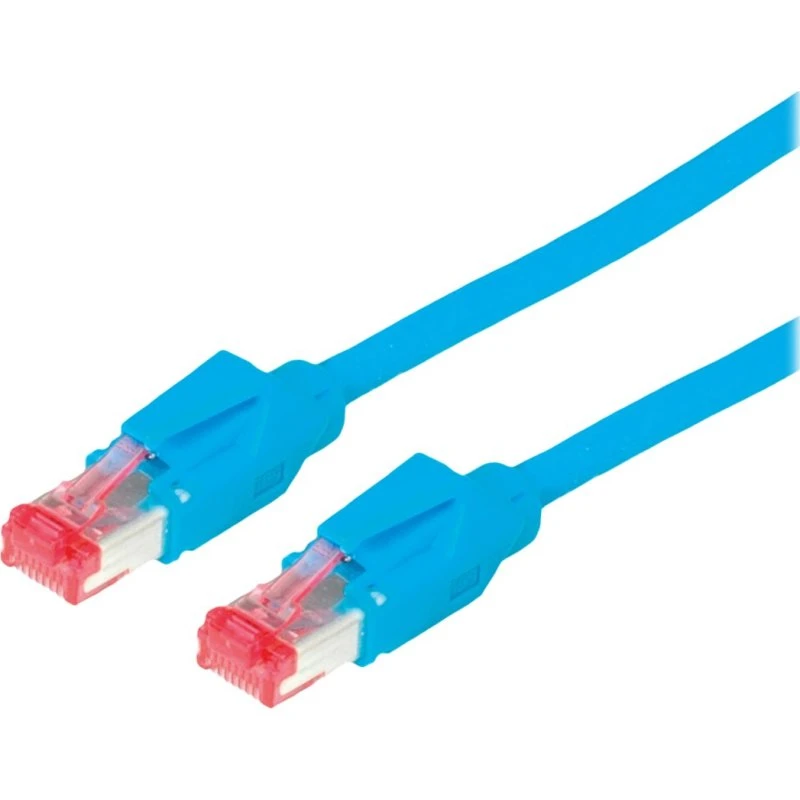 Draka Comteq Cat6 S/FTP Patchkabel, Blå, 1m