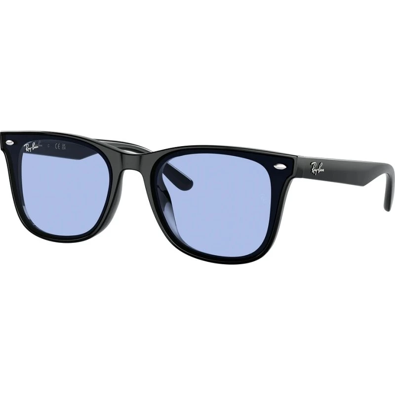 Ray-Ban RB4420 Wayfarer solbriller, sort ramme/grønne glas