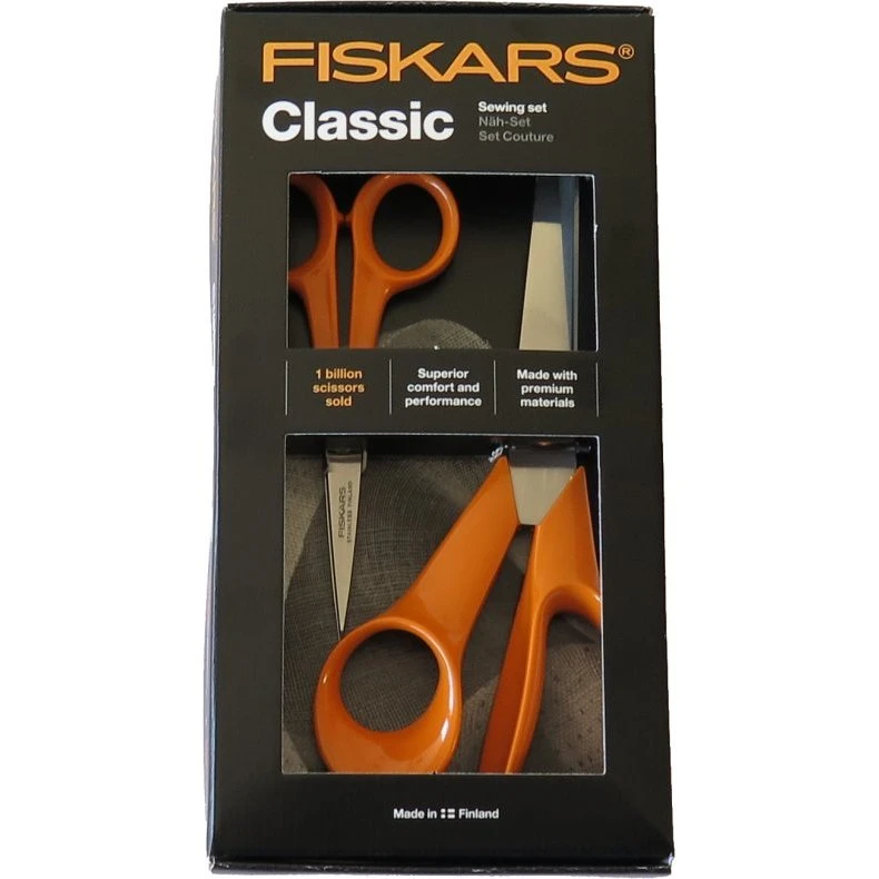 Fiskars saksesæt ReNew - universalsaks og sysaks (1070059)