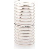 Superflex klar PU-slange med stålspiral, 40 mm