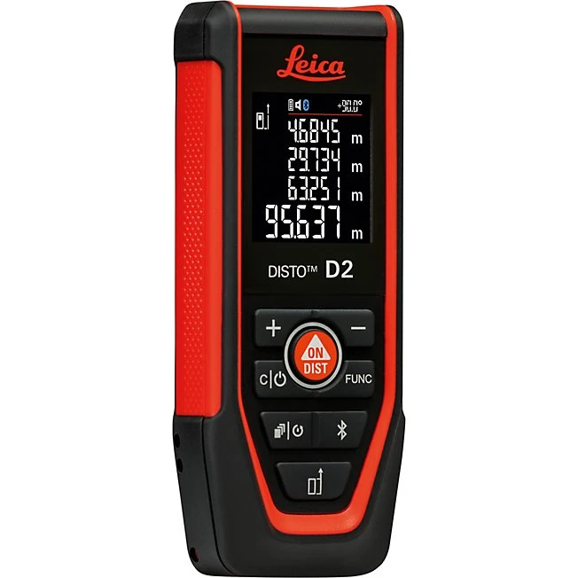 Leica Disto D2 Afstandsmåler - Rød laser, 150m med NFC