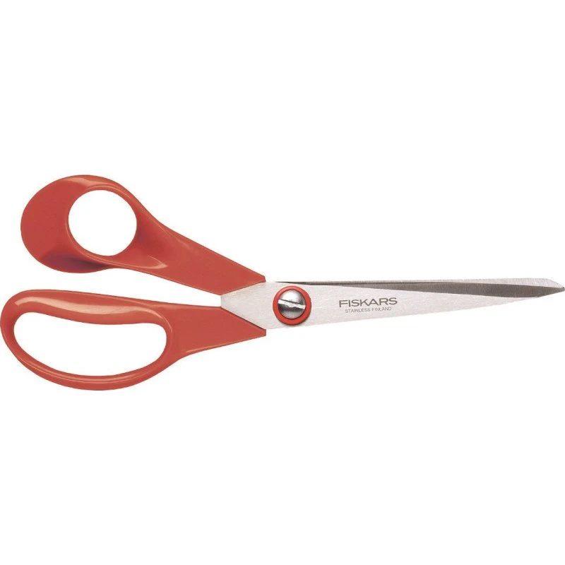 Fiskars saks universal venstre 21 cm rød 9850