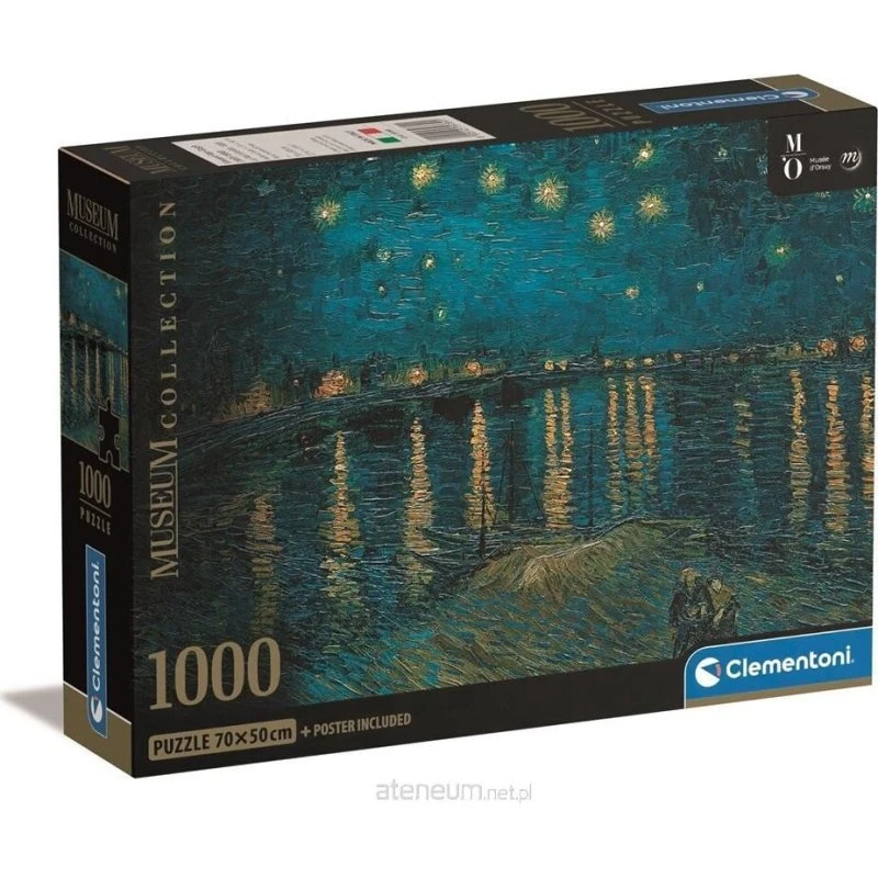 Clementoni Van Gogh Museum Puslespil - Starry Night - 1000 brikker