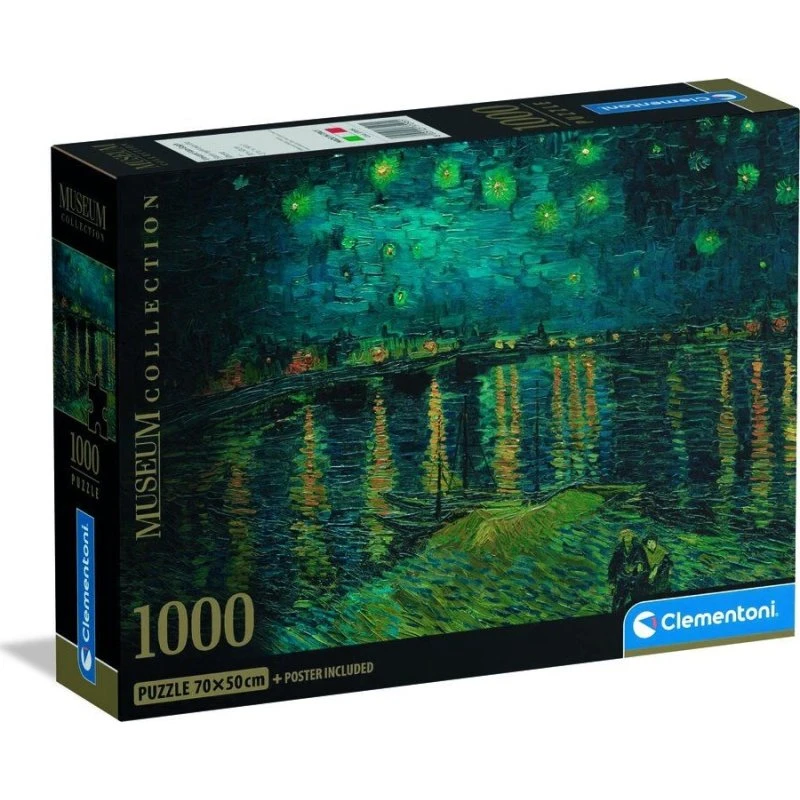 Clementoni Van Gogh - Starry Night Over The Rhone - 1000 brikker