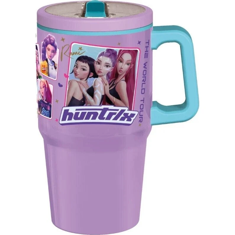K-pop Demon Hunters Drikkedunk med sugerør til børn - 640 ml