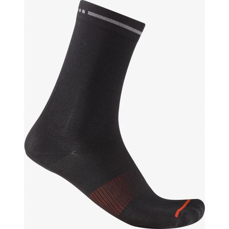 Castelli Premio Evo 18 Cykelstrømper - Sort