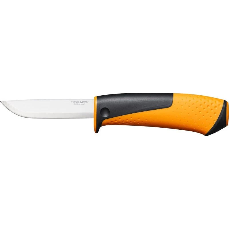 Fiskars universalkniv med slib 215 mm, orange