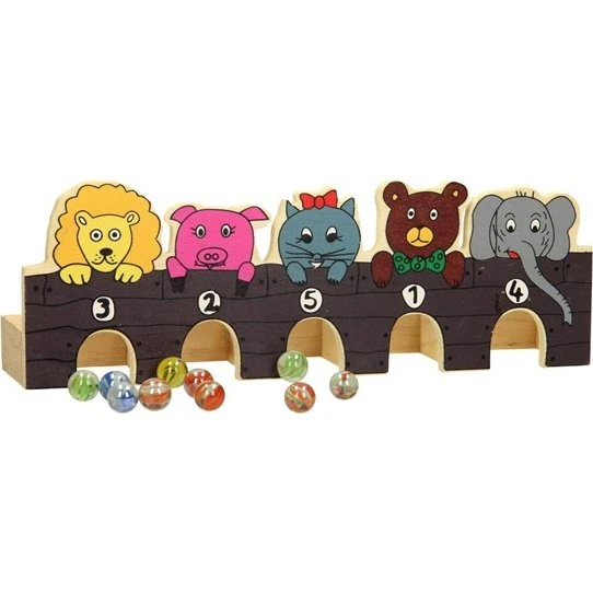 Playwood Marble Game Wild Animals