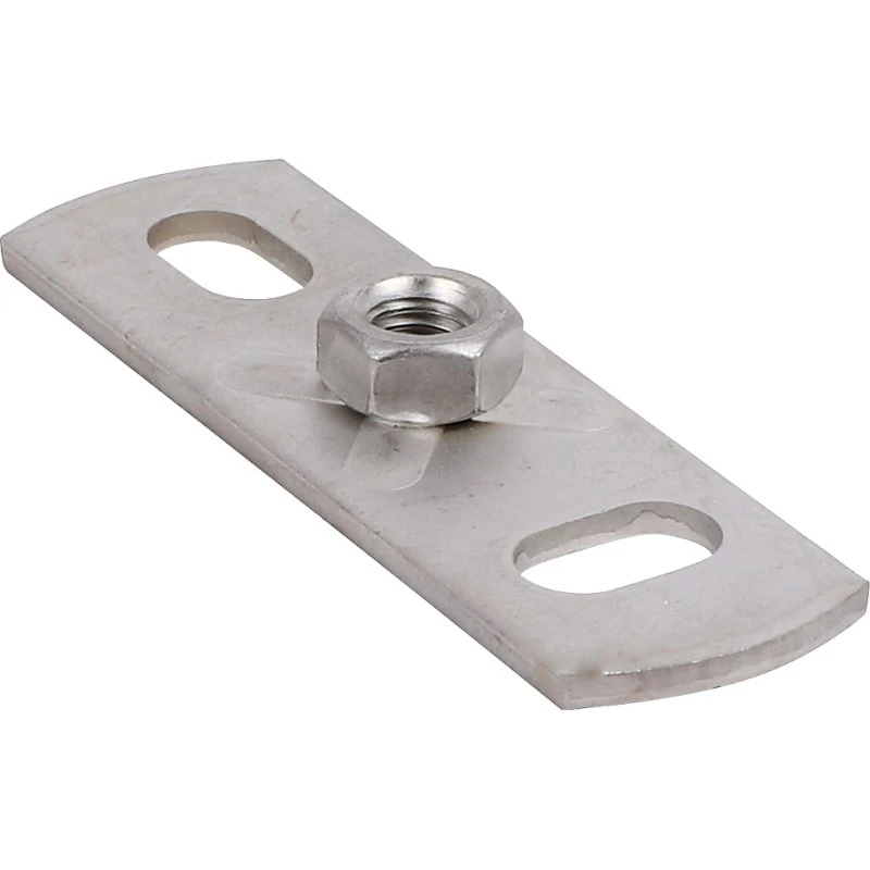 Walraven Grundflange M8 80x35mm i rustfrit stål AISI 316
