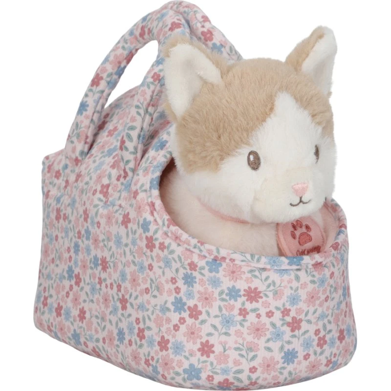Little Dutch - Plys Katten Marley i blomstret taske