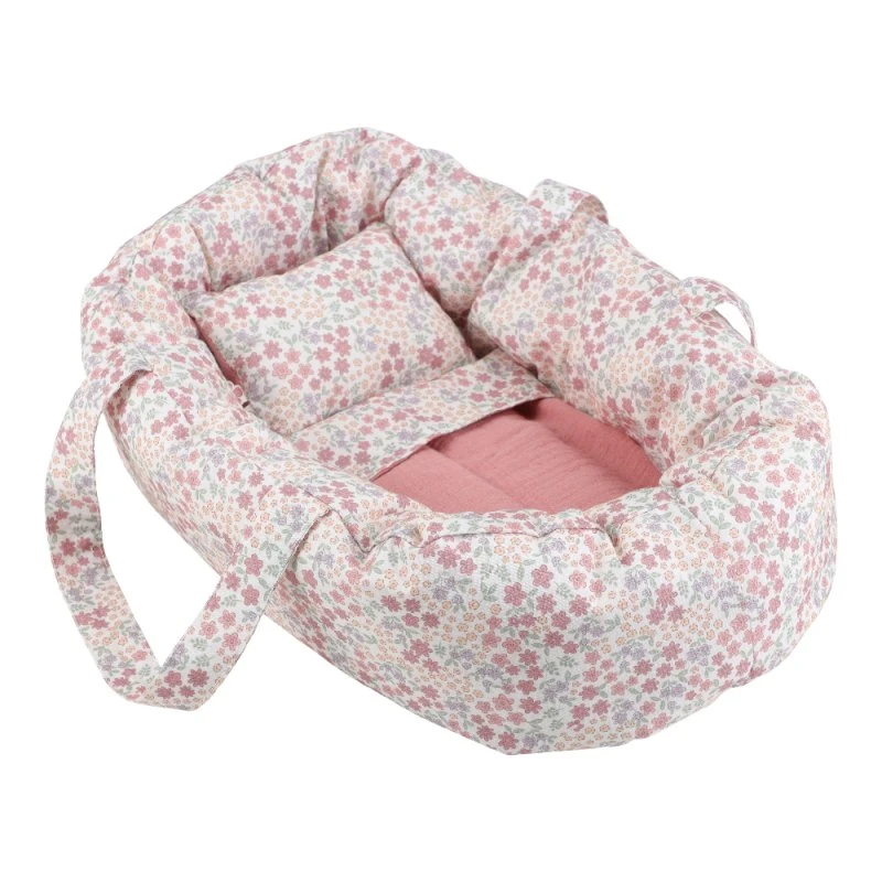 Little Dutch Babynest til dukke med blomsterprint