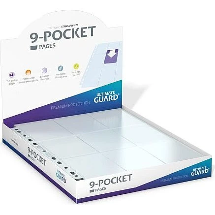 Ultimate Guard 9-Pocket Pages - 100 stk. Top-Loading