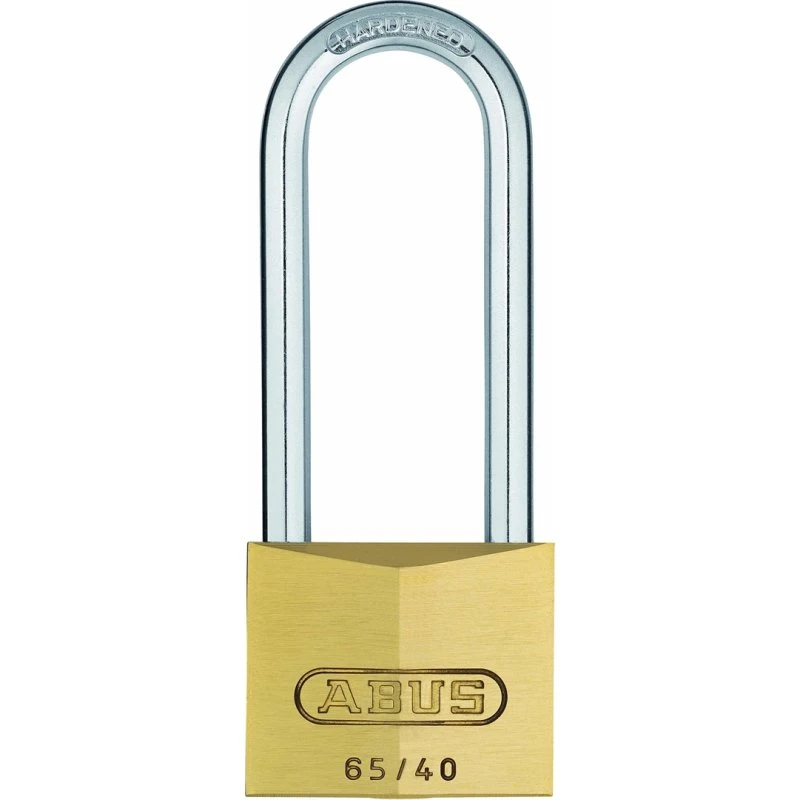 ABUS 65/40 Messing Hængelås med 63mm Hærdet Stålbøjle