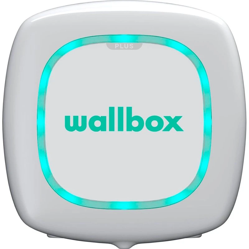 Wallbox Pulsar Plus OCPP Ladestation - 22kW, 5m kabel, Hvid