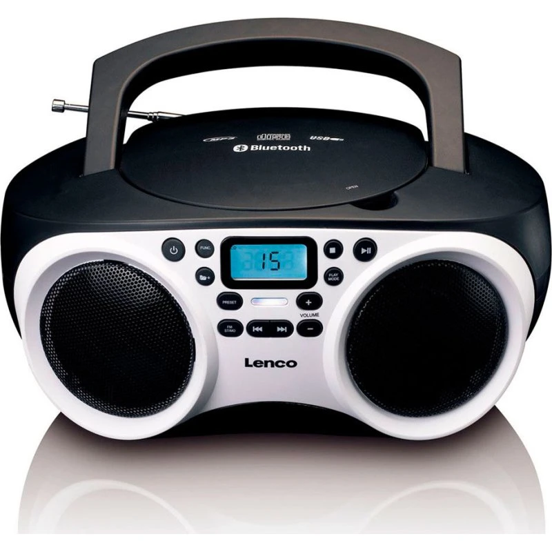 Lenco SCD-501 Boombox - CD, MP3, USB, Bluetooth & FM Radio