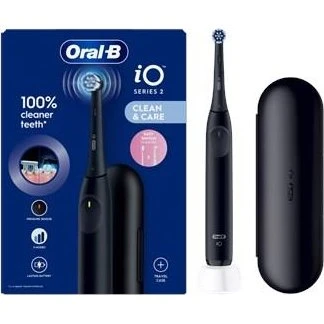 Oral-B iO Series 2 Elektrisk Tandbørste - Night Black m. etui