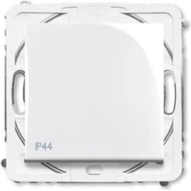 ABB B55 Korrekt Afbryder, IP44, Mat Hvid