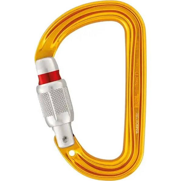 Petzl SM'D Screw-Lock D-karabin (sort)