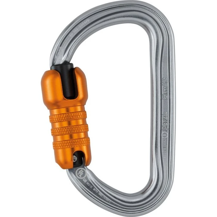 Petzl Bm'D Triact‑Lock karabiner (aluminium, D‑form)