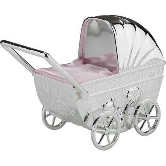 Noa Kids Forkromet dukkevogn-sparegris 100x150 mm