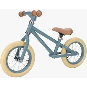 Little Dutch Løbecykel, blå — 12" retro, sadel 36–42 cm