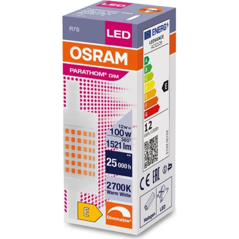 Osram Parathom Line LED R7s 78mm 11,5W 1521lm 2700K