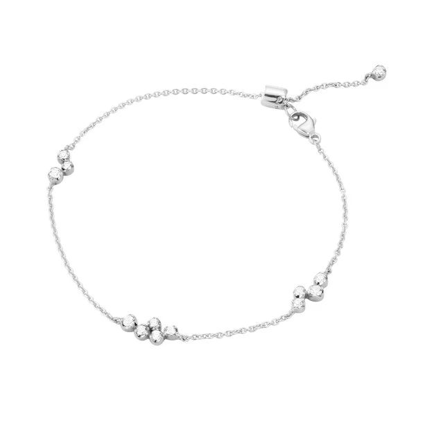 Georg Jensen Signature Diamonds armbånd, 18 kt hvidguld, 0,28 ct