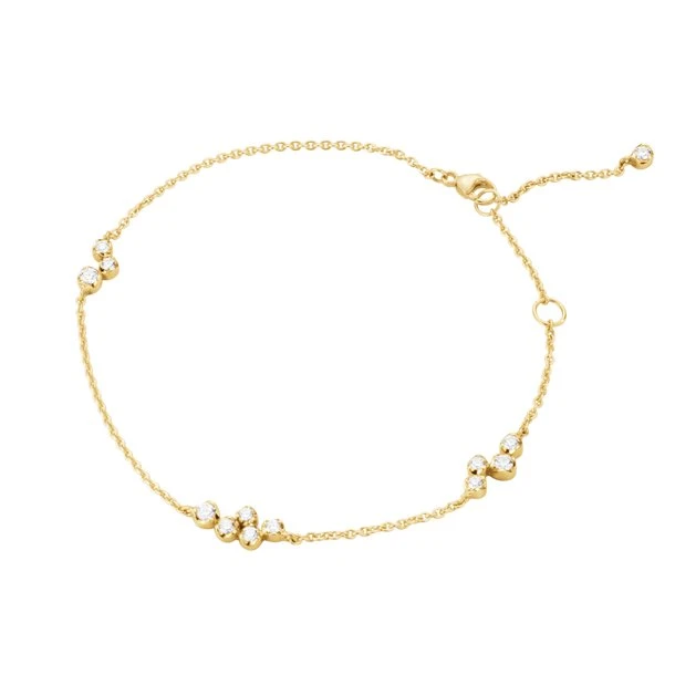 Georg Jensen Signature Diamonds armbånd, 18 kt guld 0,28 ct