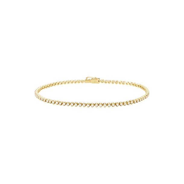 Georg Jensen Signature Diamonds tennisarmbånd, 18 kt guld