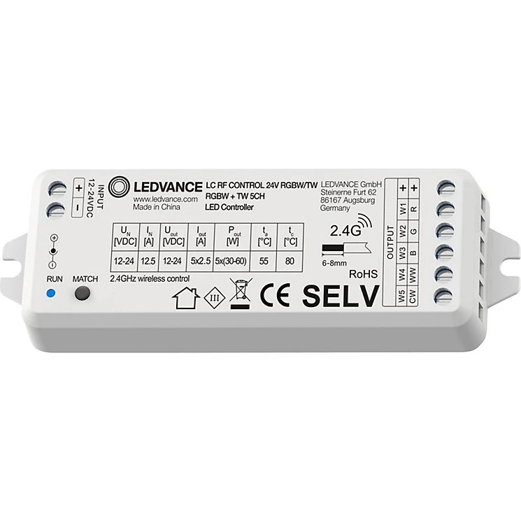 LEDVANCE Controller 24V RGBW/TW 114x38x20mm