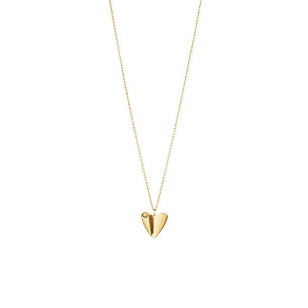 Georg Jensen Heart halskæde 20001520 – 18 kt rødguld, 45 cm