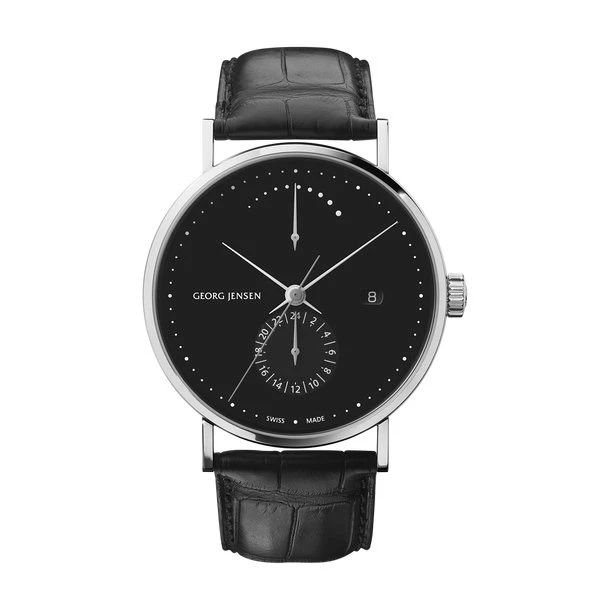 Georg Jensen Koppel GMT Power Reserve 41 mm, automatisk, alligatorrem