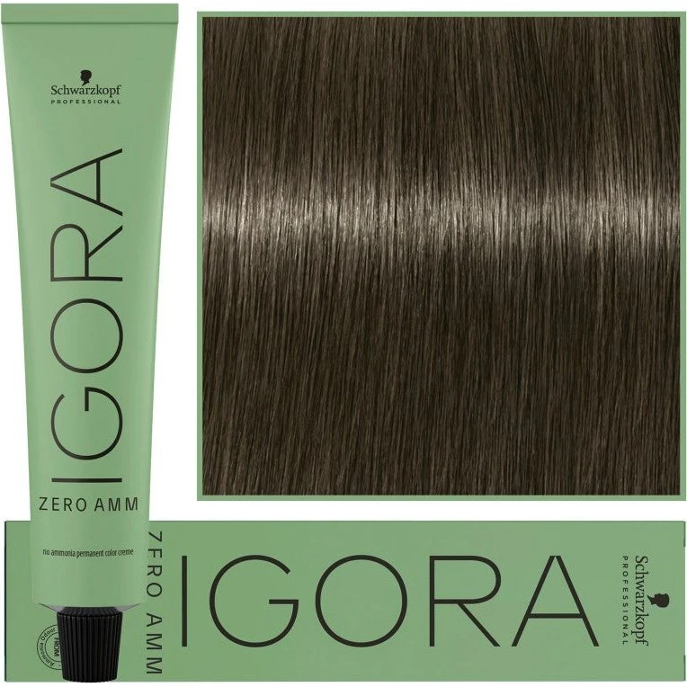 Schwarzkopf IGORA ZERO AMM Permanent Hårfarve 6-23 (60 ml)